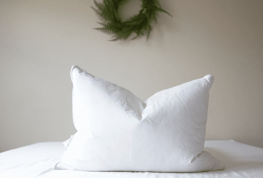 Encompass Group 50/50 Grey Duck Down and Feather Pillow