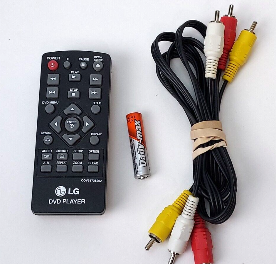 LG DP132H DVD CD Player With Remote Tested & Working