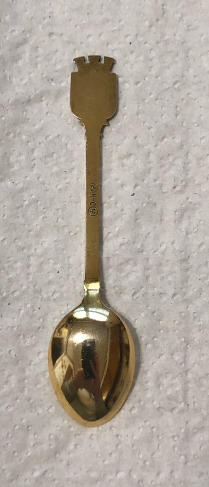 David Andersen Norway Sterling Silver Gilt Oslo Souvenir Spoon