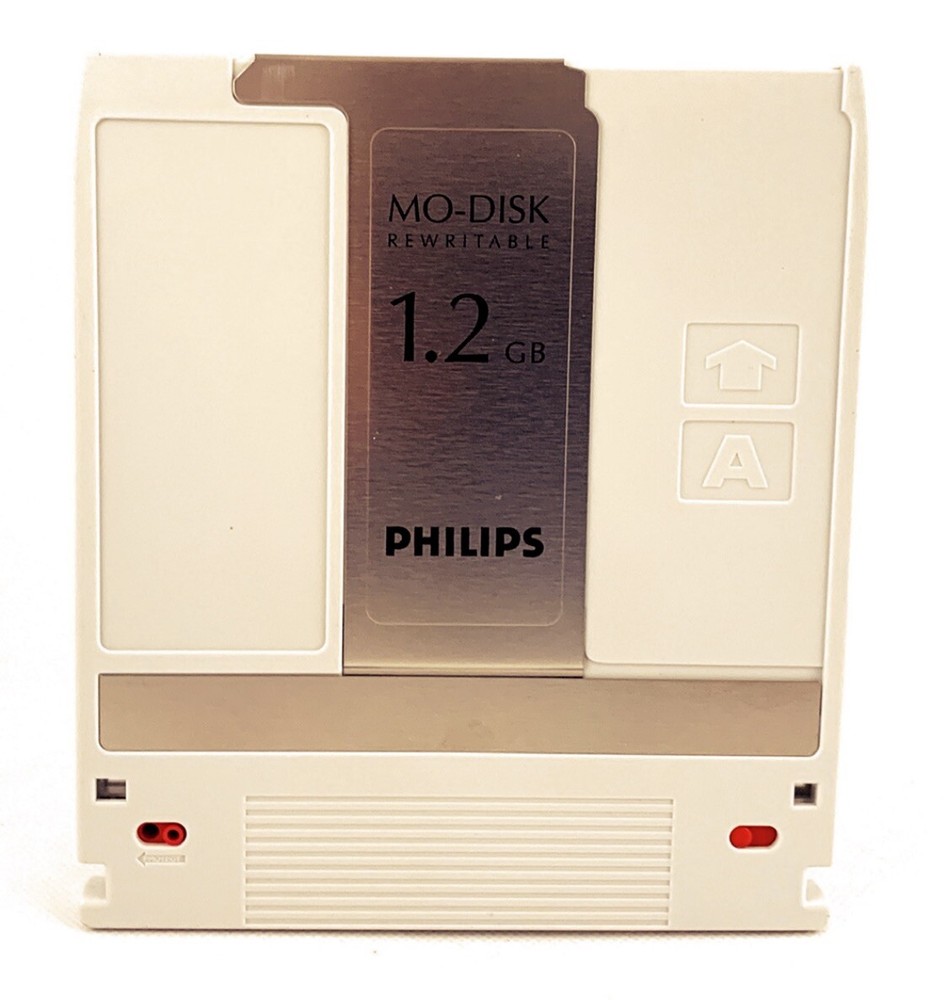 🌟Philips 1.2gb Rewritable Magneto Optical Disc, MO-Disk, 5.25" 130mm