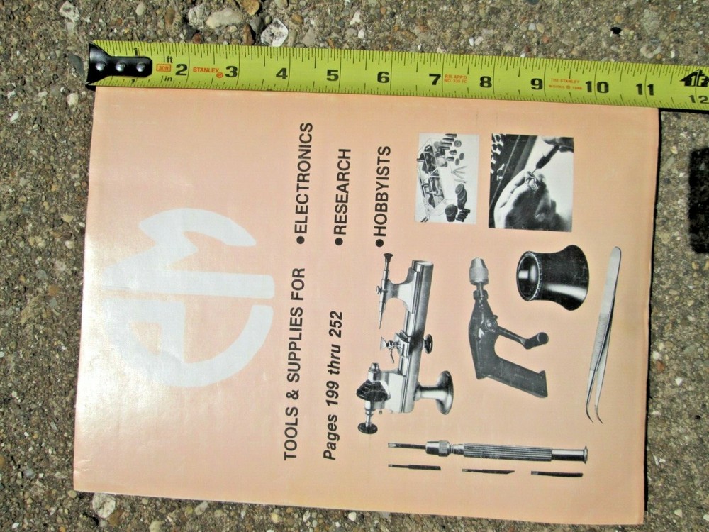 1977 BMS Materials Clock Movements & Parts Precision Tools Catalog 176