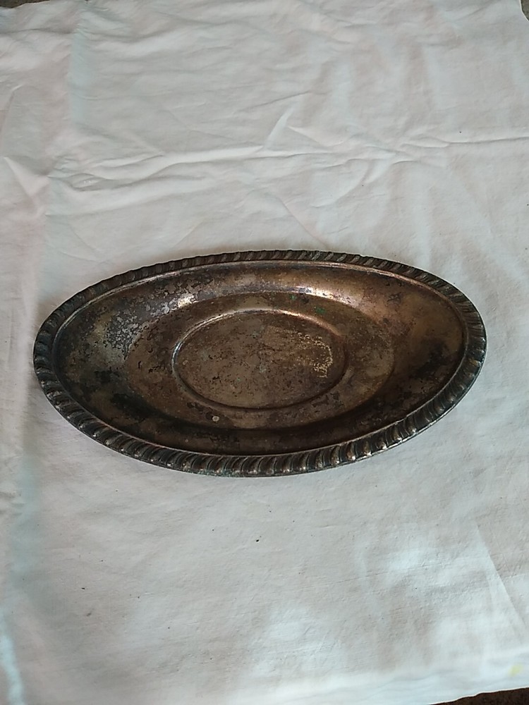 Silver Oval Serving Tray