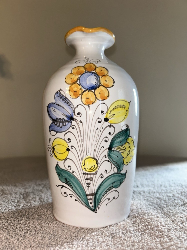 Modes Art Pottery Water Jug with Handle