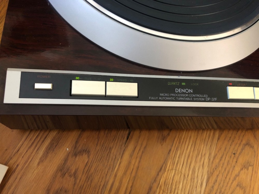 Denon DP-37F Turntable Spinning too fast