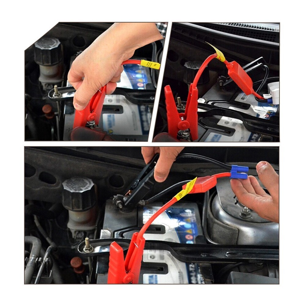 Practical To Use Jump Starter Cable Replacement 12V Clamp Clip