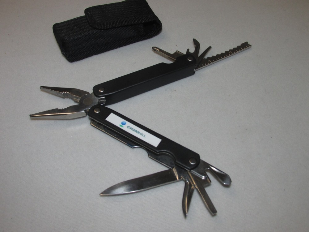 9 Tool Handheld Multi Tool * Unbranded * Pliers Knife Ruler Screwdriver