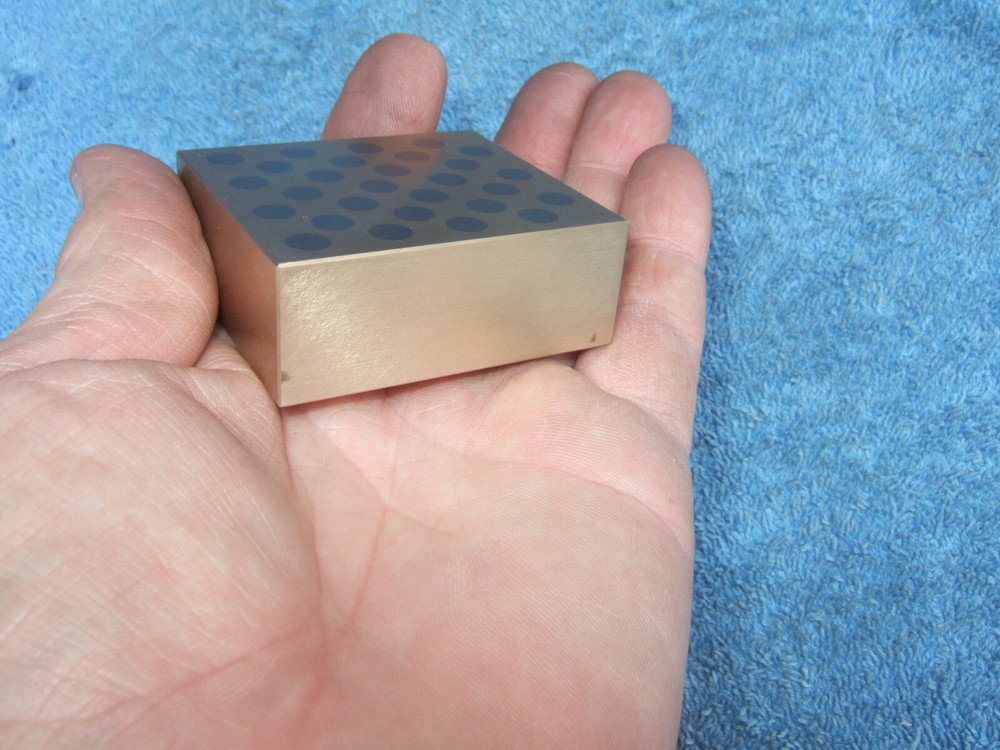 MAGNETIC TRANSFER BLOCKS US MADE FRESH GROUND w/HERMANN SCHMIDT MSB TOOLMAKER
