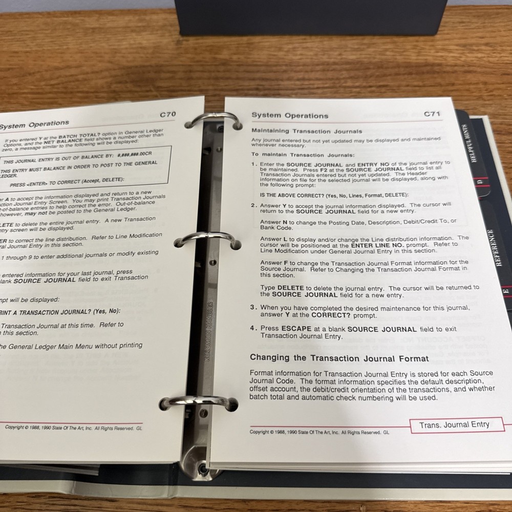 MAS 90 Evolution/2 . Master Accounting Series Manual General Ledger NO SOFTWARE