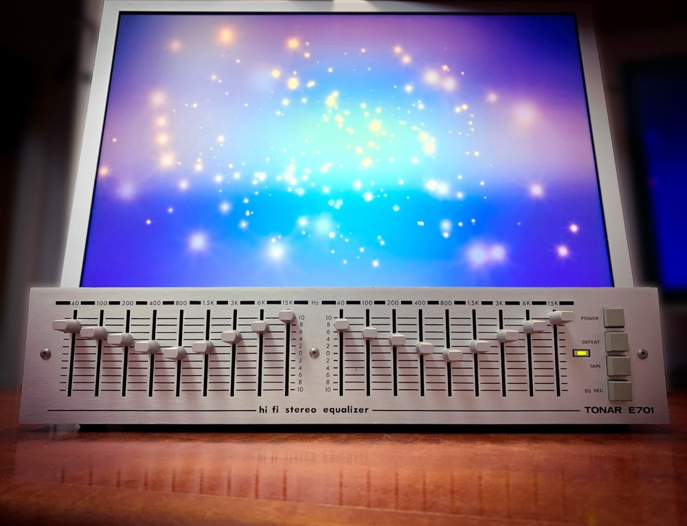 TONAR E701 🌈RaRe🌈 Vintage Stereo Graphic Equalizer