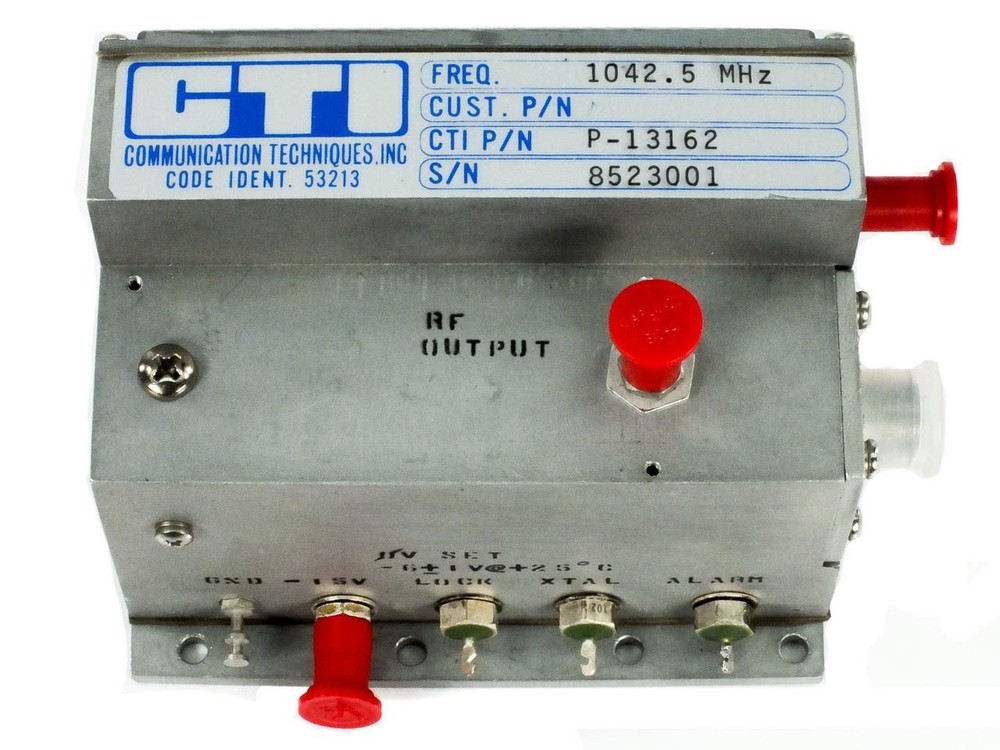 Communication Techniques Inc. P-13162 CTI RF Filter Frequency 1042.5 MHz