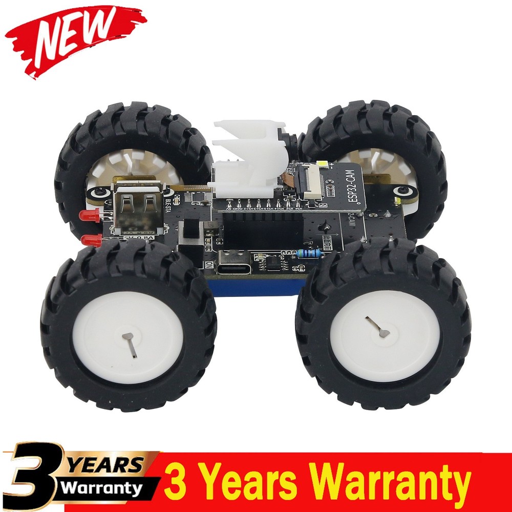 ESP32CAM WiFi Robot Car Kit with Camera Arduino Python Programming RC Smart Car