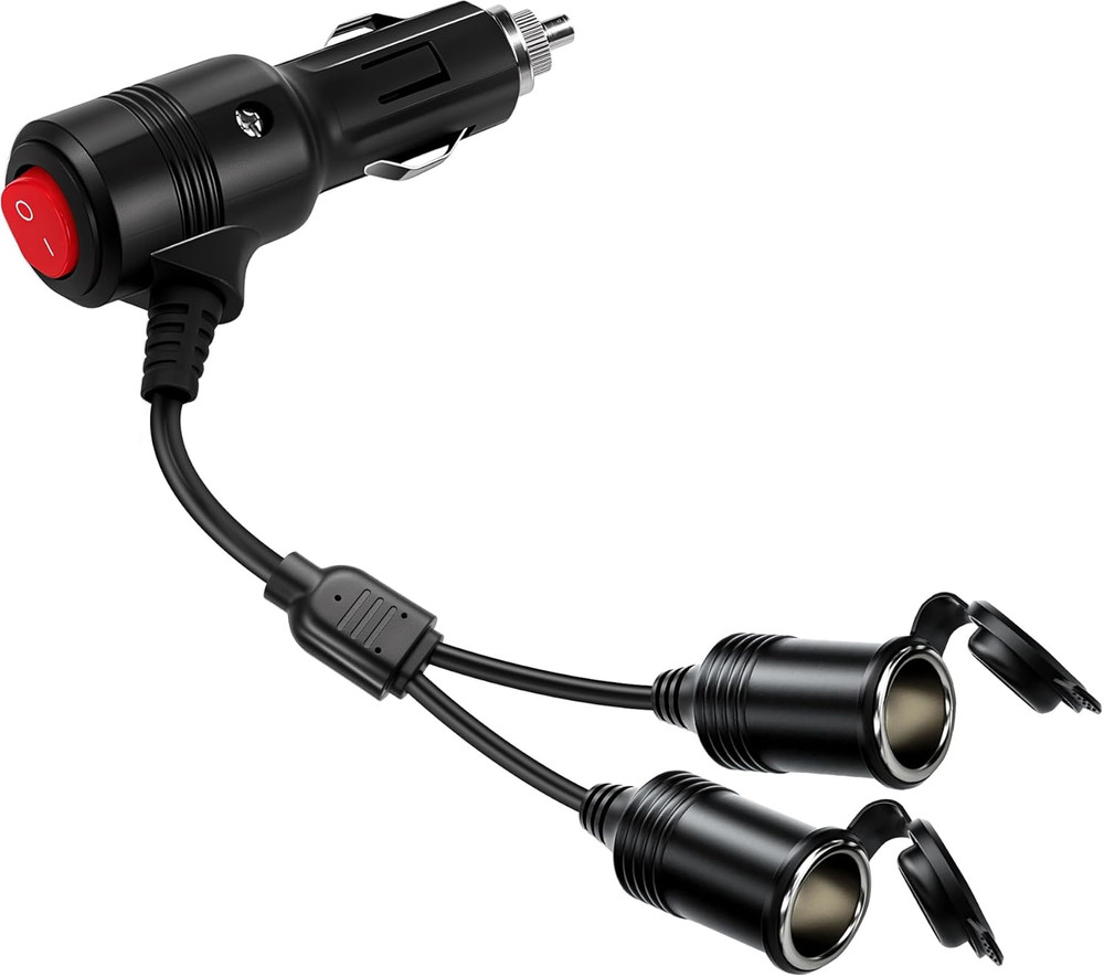 Cigarette Lighter Splitter ， 12V Splitter,Dual Cigarette Lighter Adapters for...