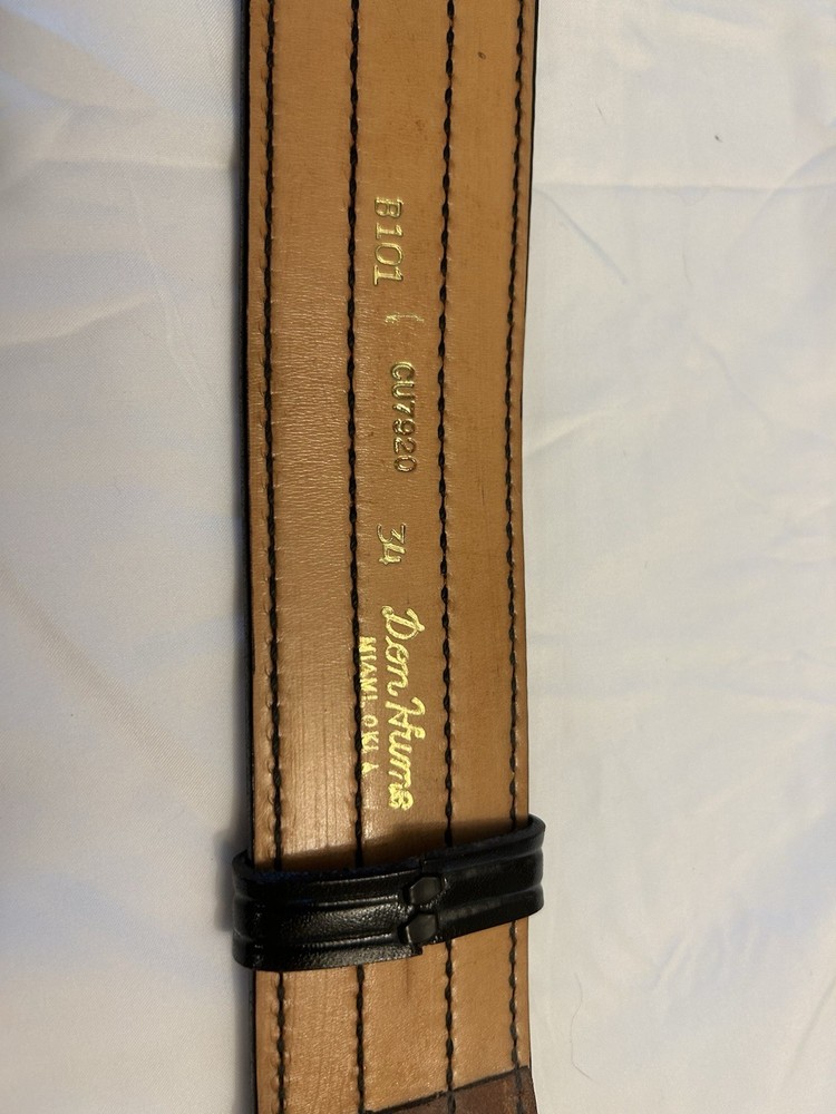 Police Leather Duty Belt- Size 34