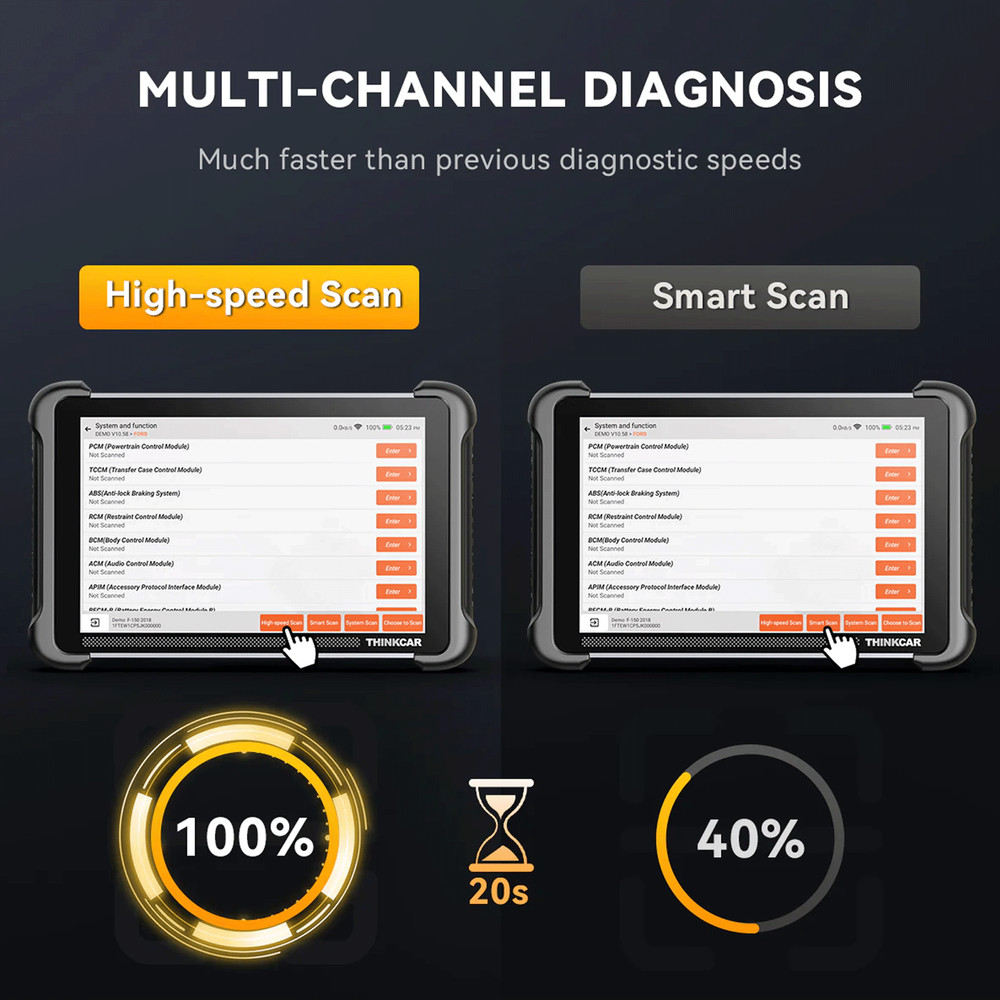 ThinkScan 689BT All Keys Lost Programming Tool TPMS Scanner CANFD &DOIP 35+Reset