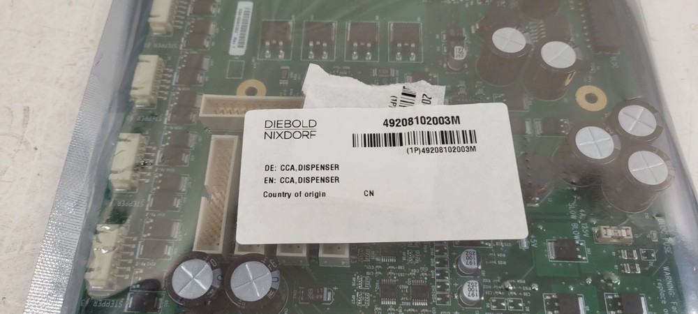 Diebold CCA DISPENSER CONTROLLER PN: 49-208102-003M, 49208102003M