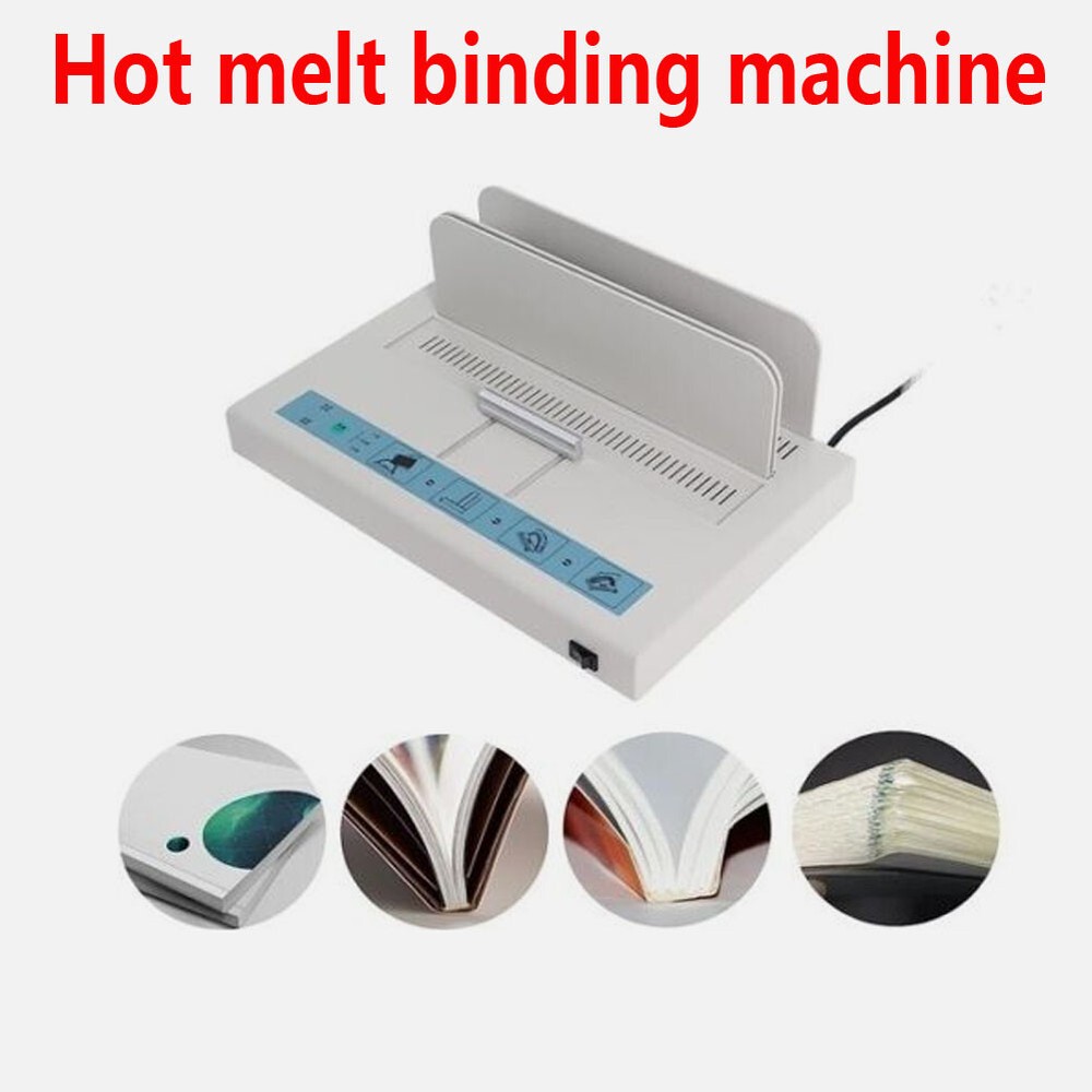 220V Hot Melt Thermal Binding Machine Electric Book Binder