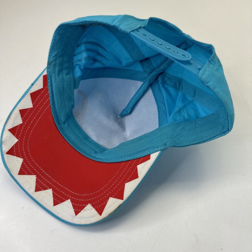 Blue Shark Kids Ball Cap Hat Snapback Baseball