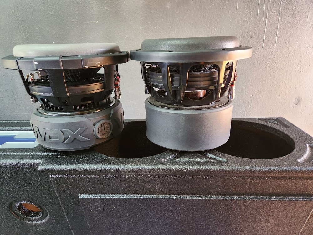 2014-2018 Custom Chevy silverado Crew Cab subwoofer box Quad 8" Ported 2007-2013