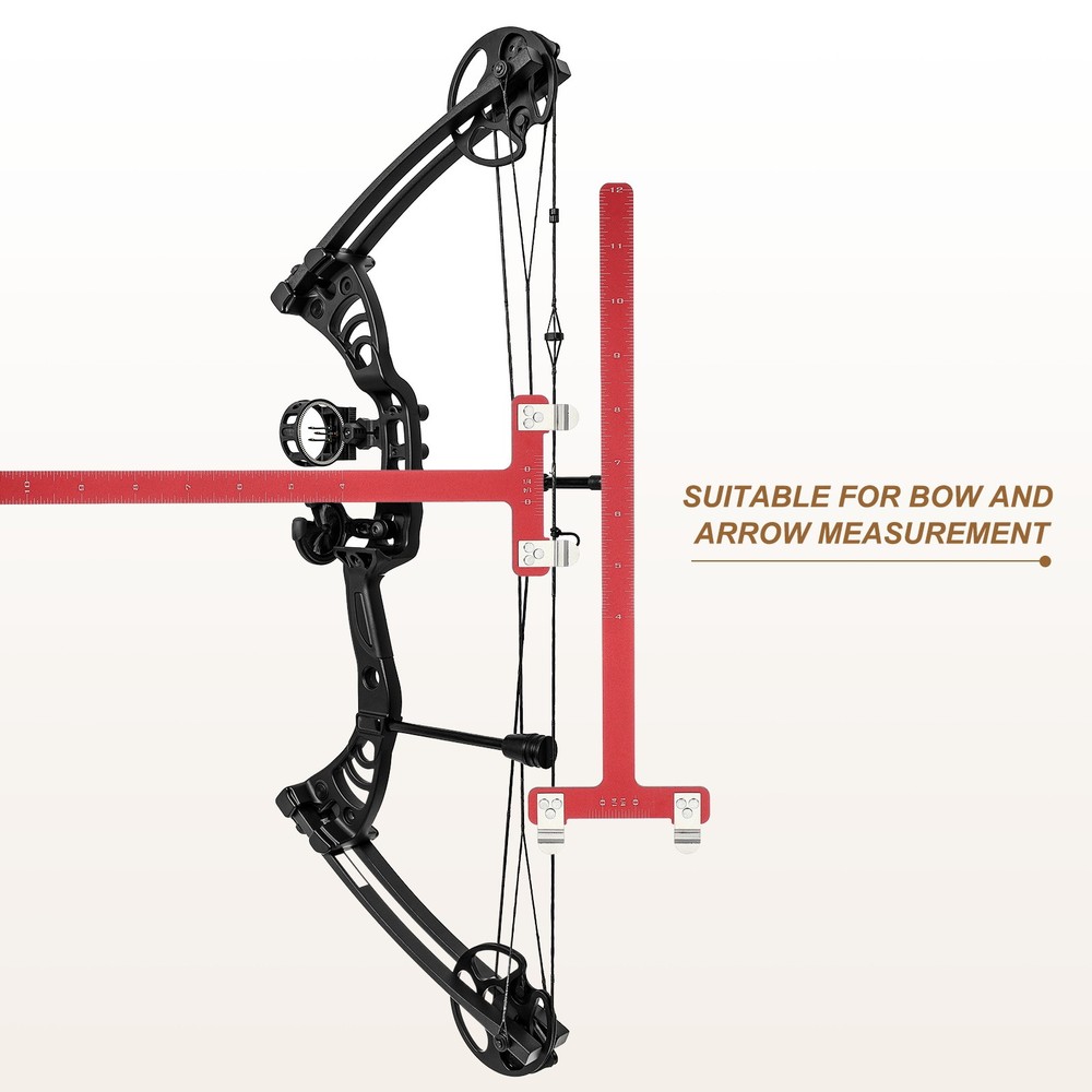 Archery Bow Square 33x9mm for Recurve Compound Bowstrings Kit Archery Red