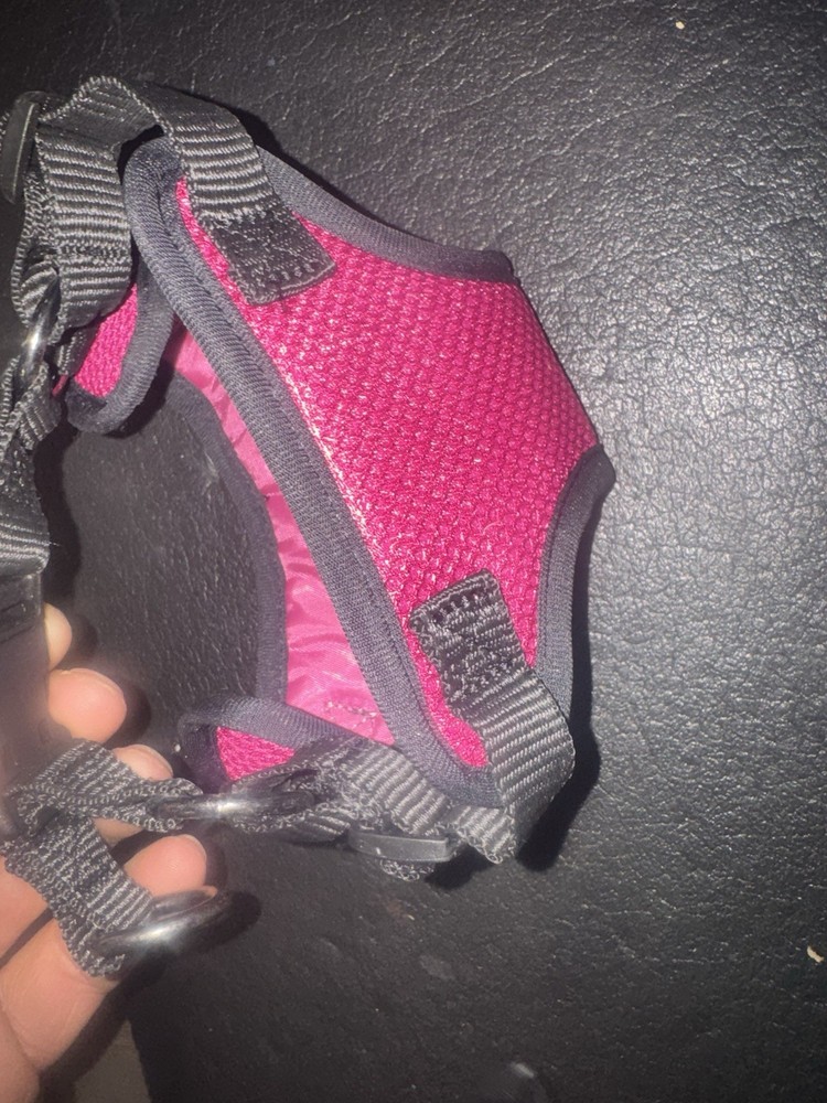 Sm Pink Dog Harness