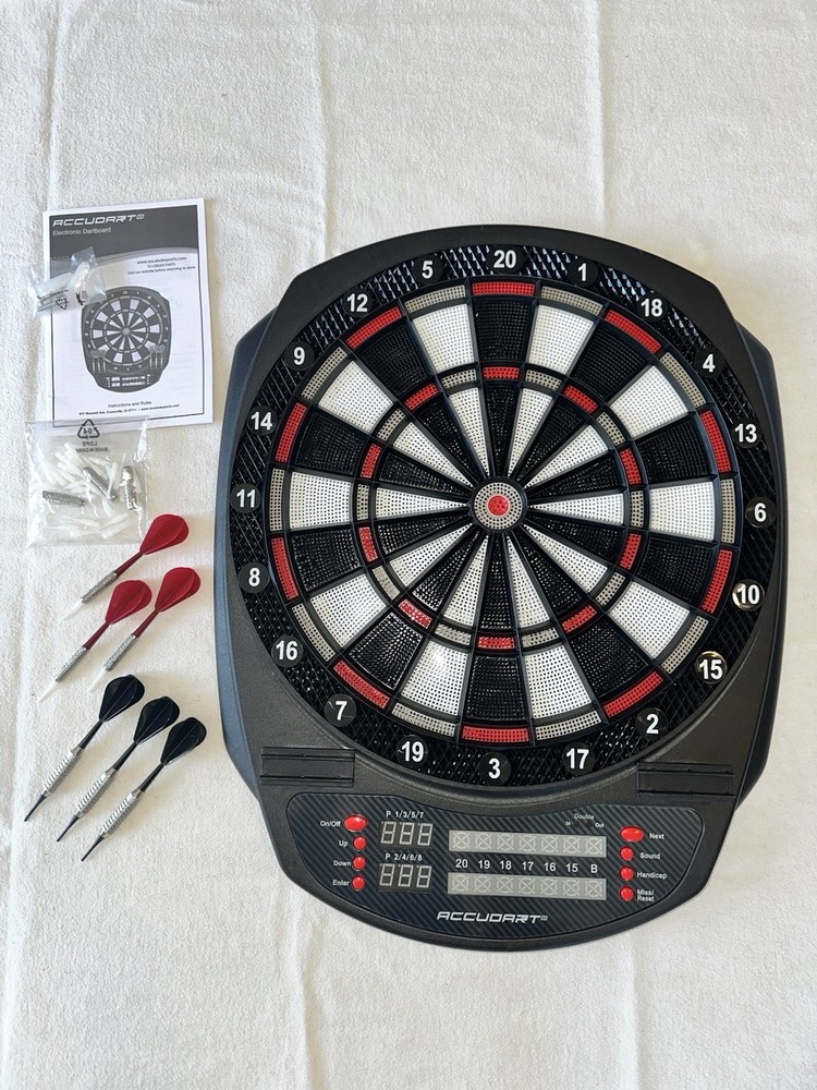 Meteor Electronic Dartboard - 35 Game Modes - 580 Game Variations - Advanced ...