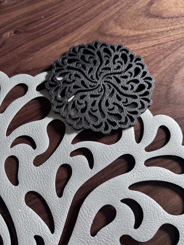 Fiore Double-Sided Coasters set of 4