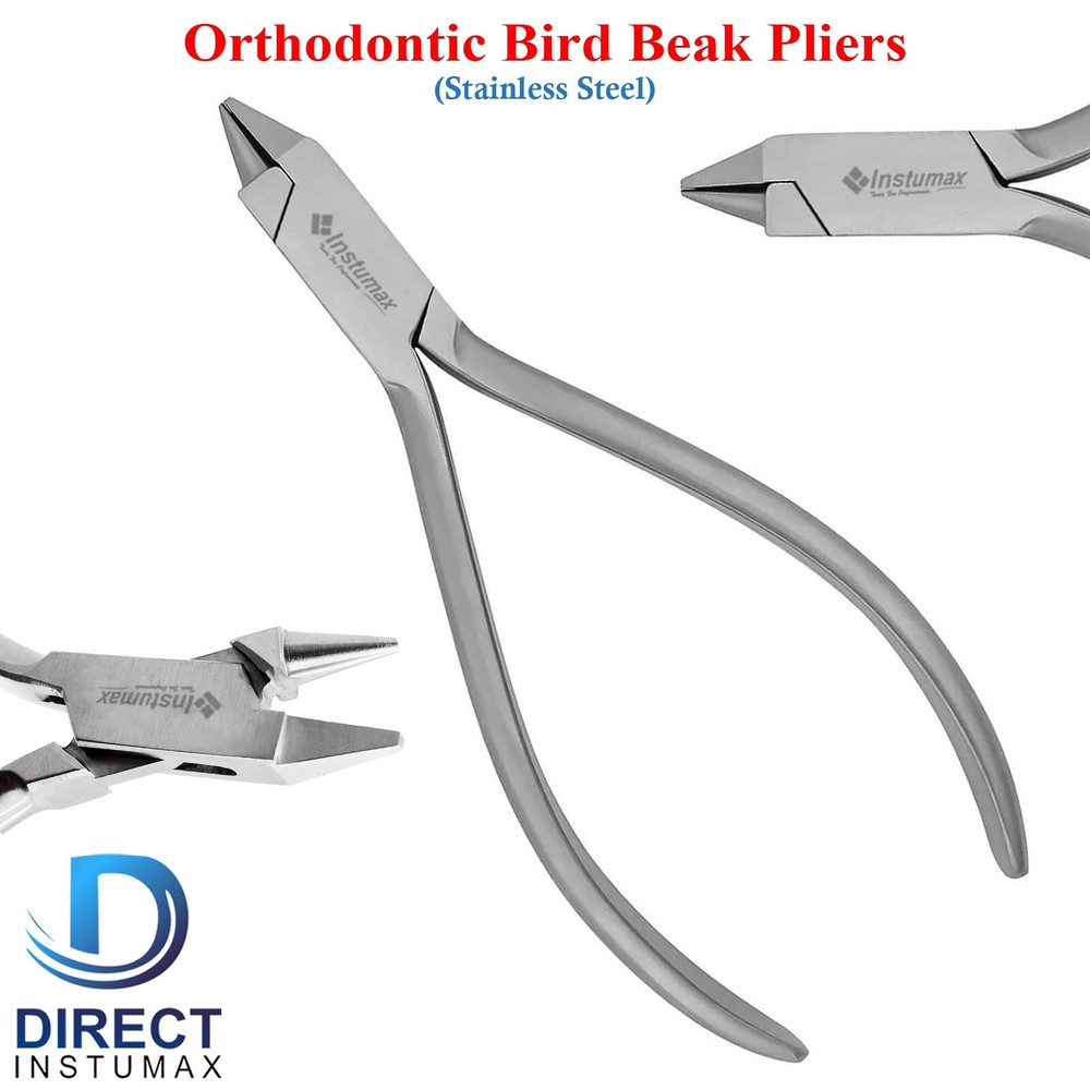 Orthodontic Bird Beak Plier Dental Wire Bending Loop Forming Spring Adjusting CE