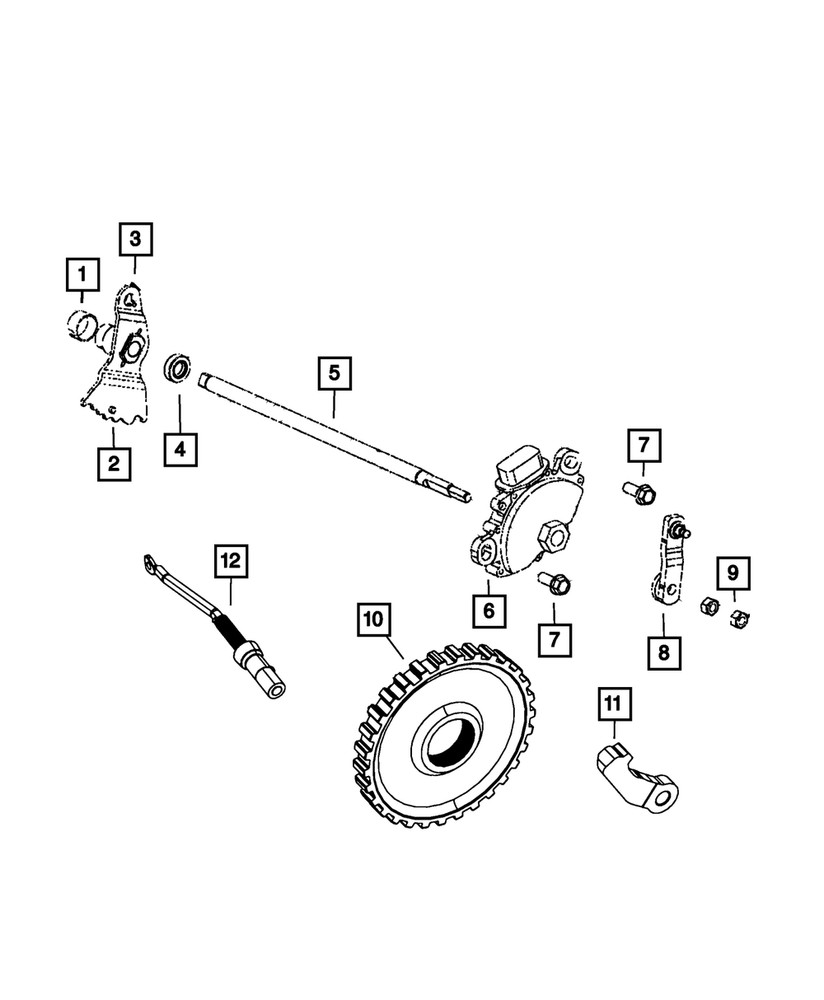 Genuine Mopar Transmission Range Sensor 68224233AA