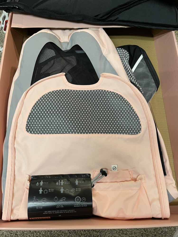Cybex ZENO Multisport Seat Pack - Silver PINK open box read description