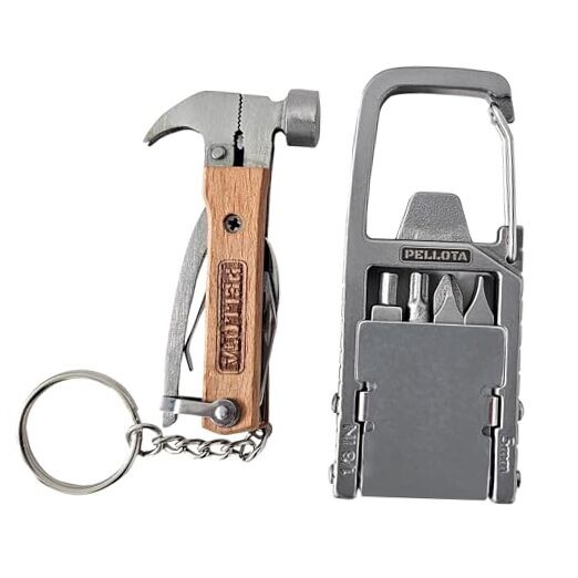 Multi Tool Prizes [17-in-2] for Adults - Multi Tool for Men, Multitool, Small