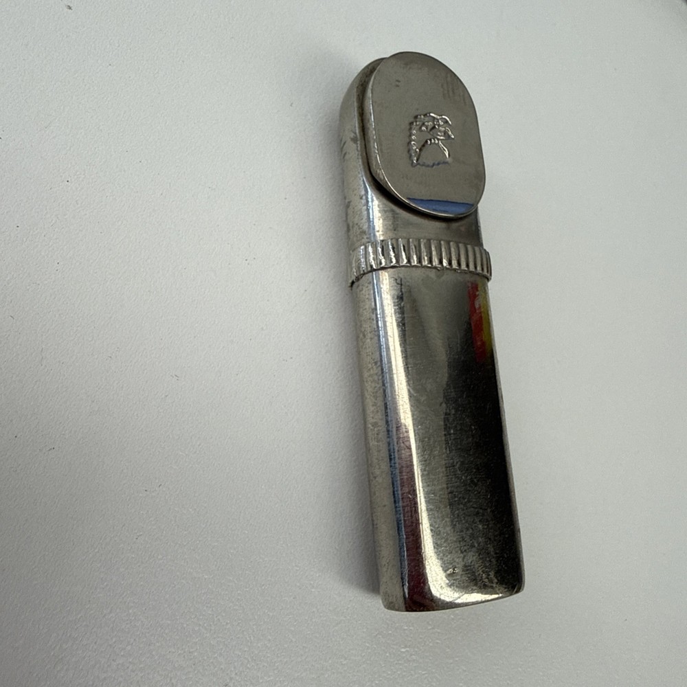 Unique Design With Eagle, Silver Tone Metal Butane Lighter
