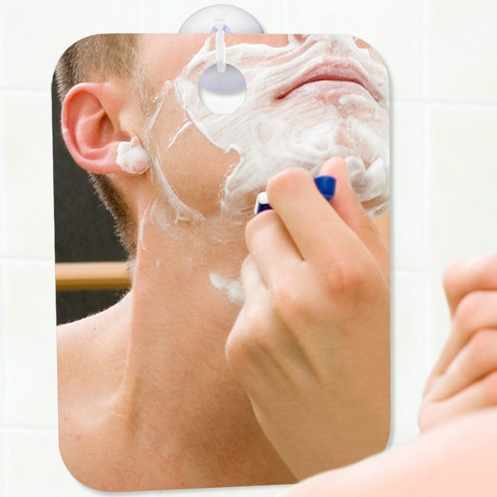 Fogless Shower Mirror with Versatile Hook Options - Perfect for Shaving