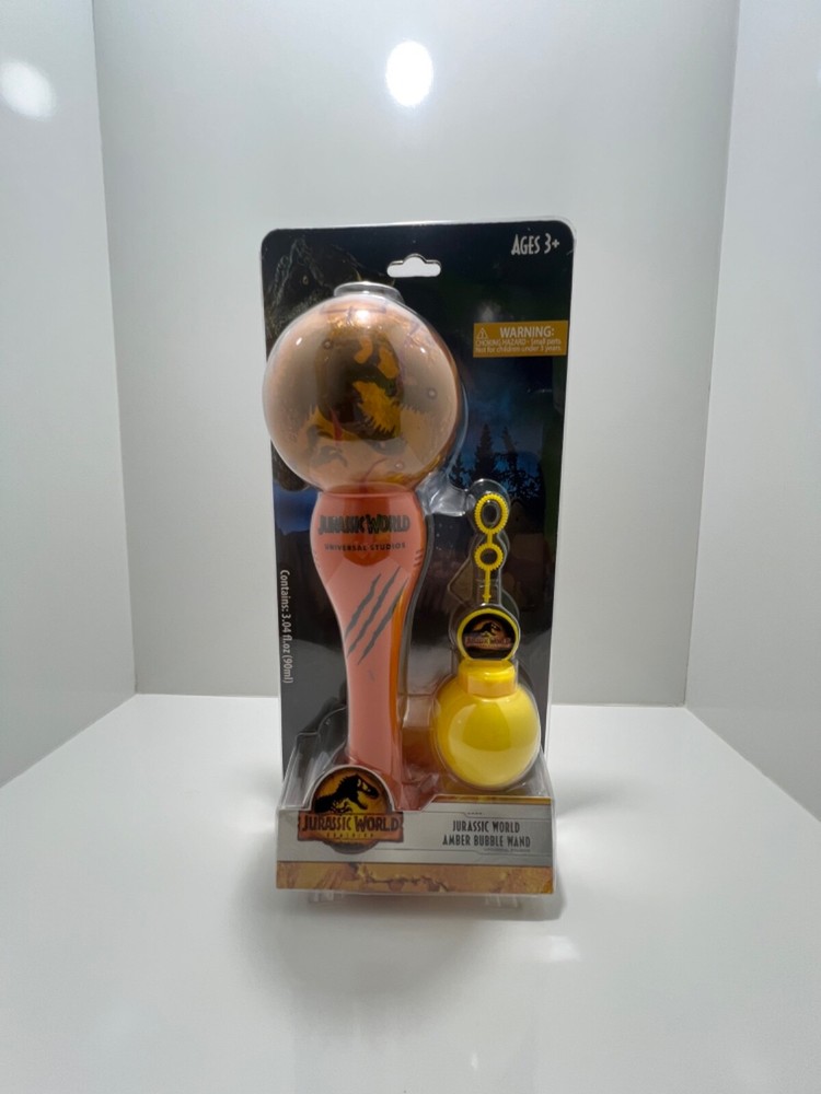 Universal Studios Jurassic World Amber Bubble Wand