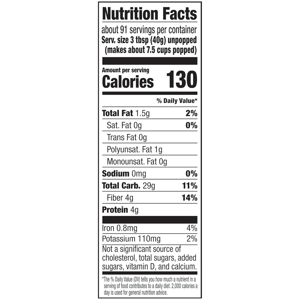 Gourmet Popcorn Kernels, Original Yellow, 8 Lb