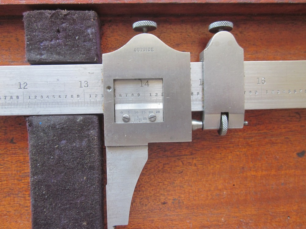 25” Brown & Sharpe Master Vernier Caliper With Storage Box