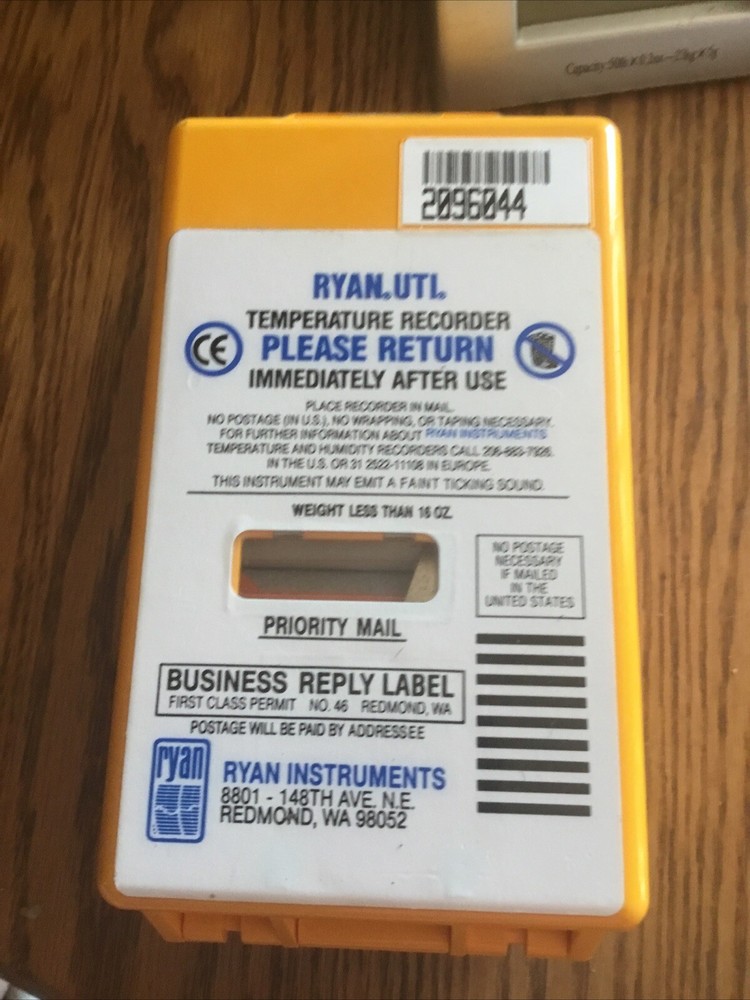 Ryan UTI Temperature Recorder Strip Chart Recorder