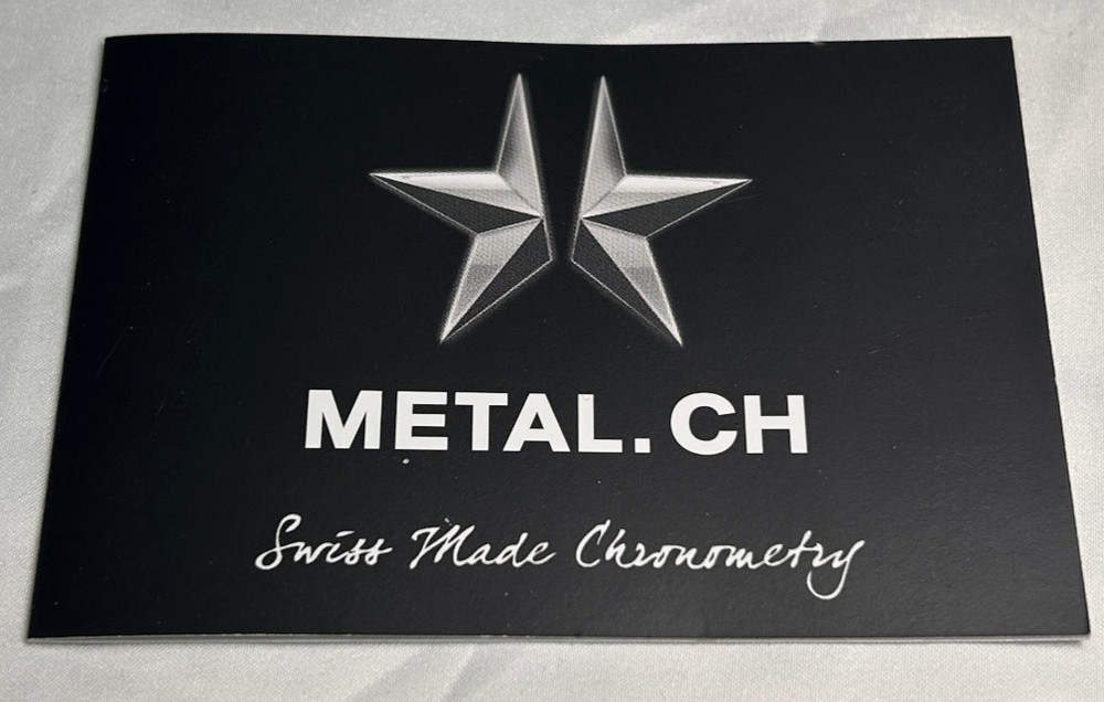 Metal CH. Instructions Manual