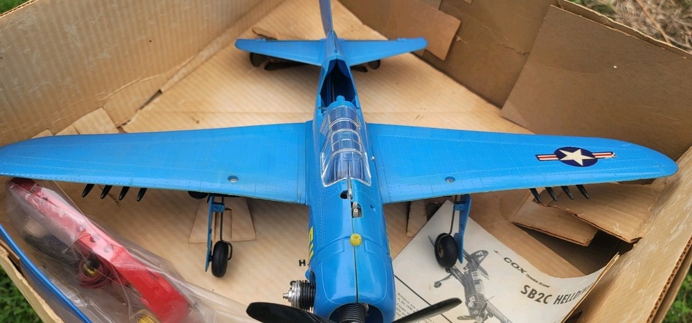 Rare Cox Navy Helldiver Sb2c .049 Thimble Drome