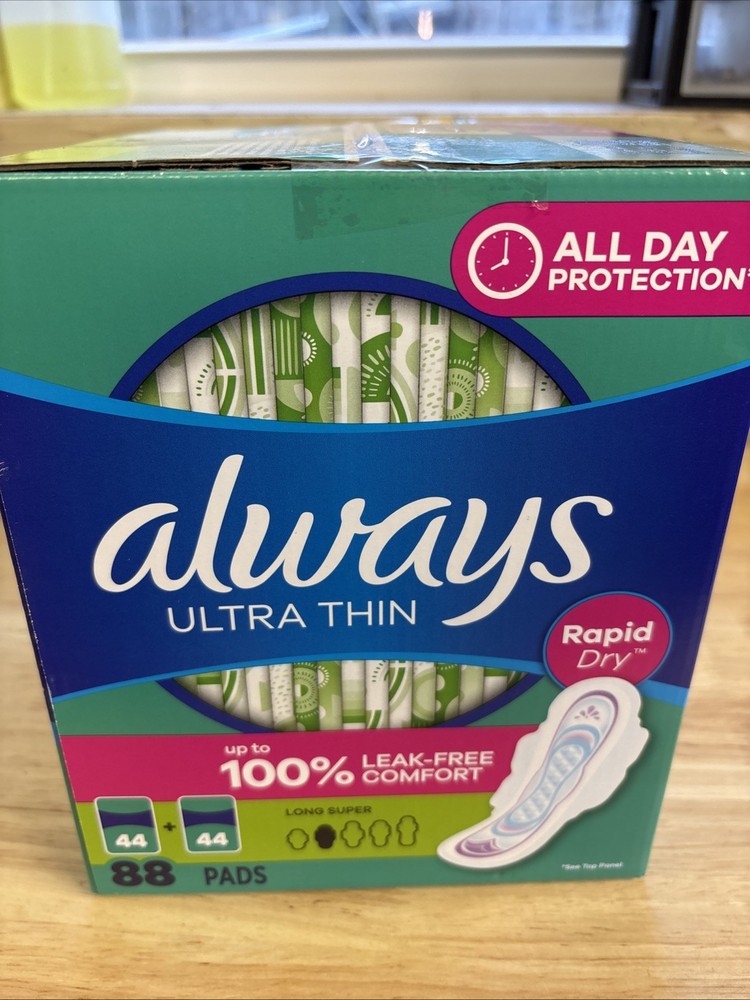 Always Ultra Thin Advanced Protection (4x Protection System) 88 Pads Bin X