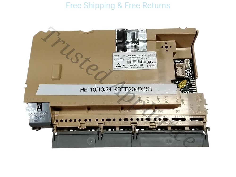 FULLY WORKING & TESTED Dishwasher Control Board W10538041