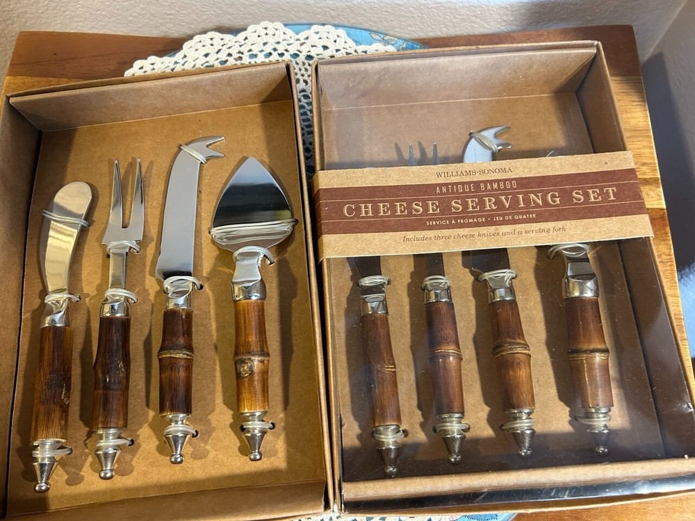 Cheese Knife Set 4 pcs Bamboo