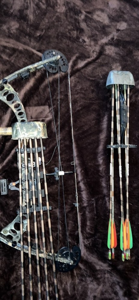 Camo archery research bow 