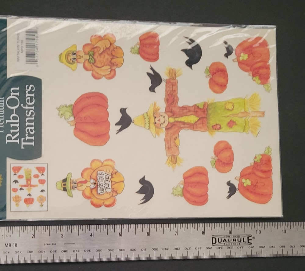 Rub On Transfers Scarecrow