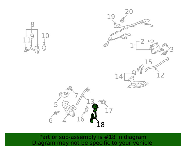 Genuine GM Lock Switch 88894769