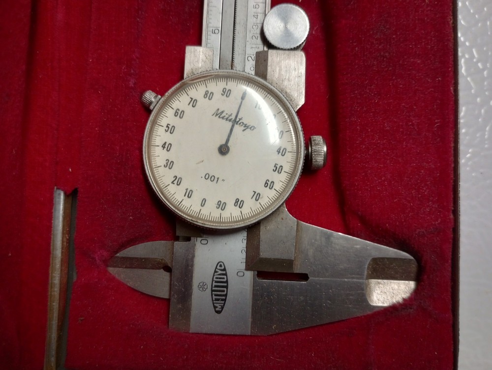 Vintage Mitutoyo 6" Caliper with Case