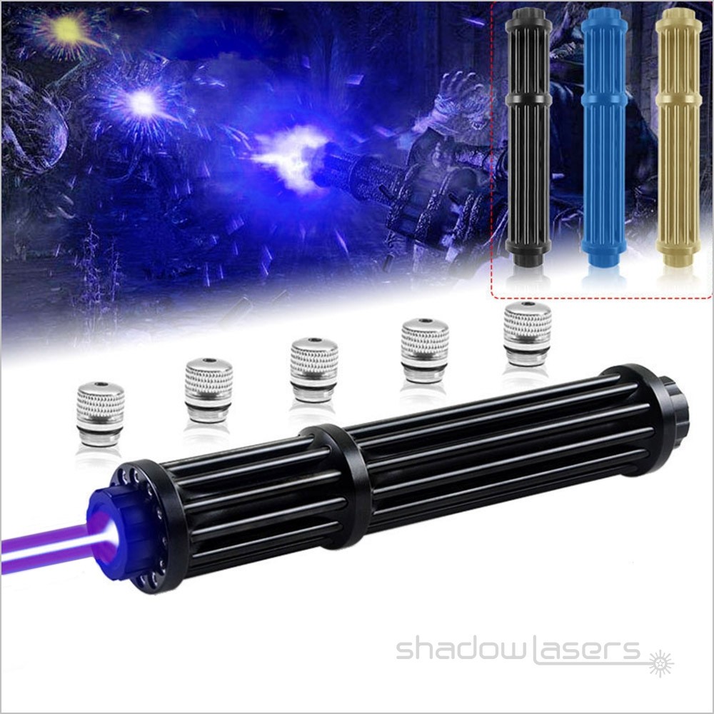 LMX3IP Purple Laser Pointer Adjustable Focus 405nm Visible Beam Light Laser+Case