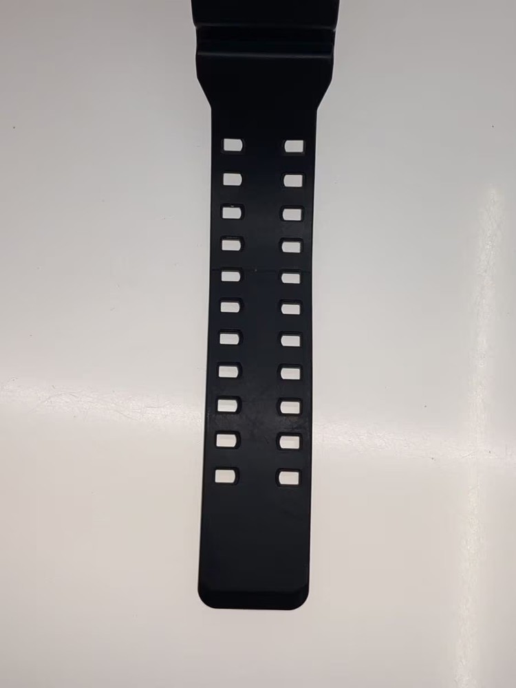 CASIO Quartz Wristwatch Digital Analog Rubber BLK BLK GA 100
