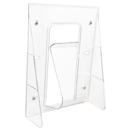 Deflecto 55501Gr Magazine Holder, 1 Compartment, Clear