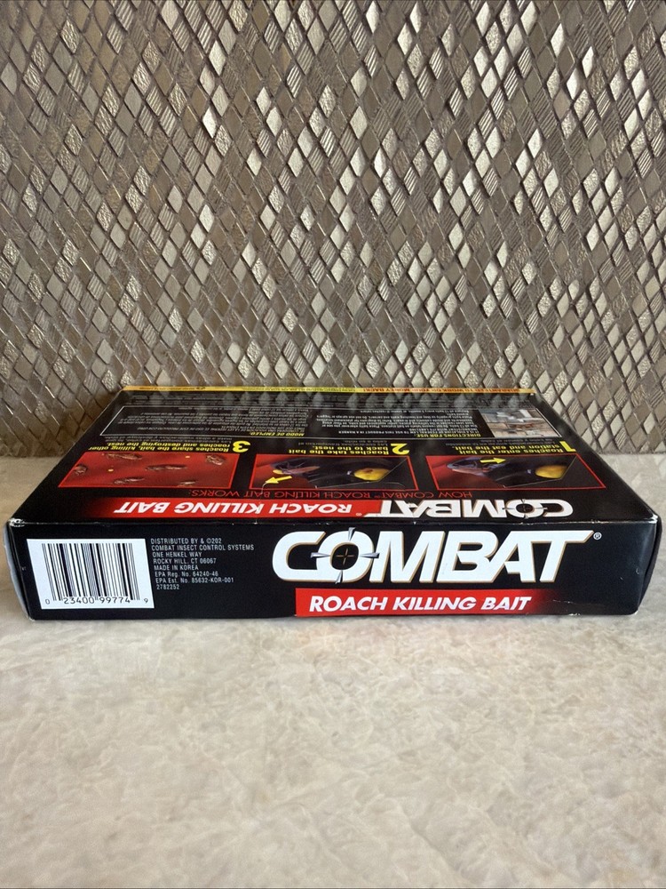 Combat Source Kill Max 0.42 Oz. Solid Small Roach Bait Station (12-Pack) Combat