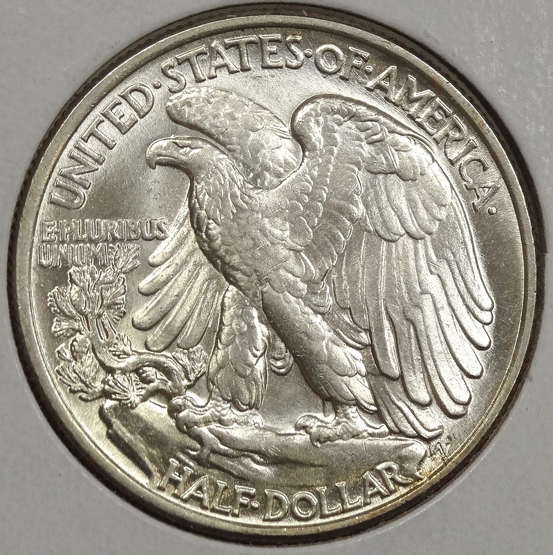 1947 Walking Liberty Half Dollar, Uncirculated 1112-07